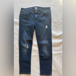 EUC Women’s Hudson Skinny Jeans in Dark Blue Denim 29